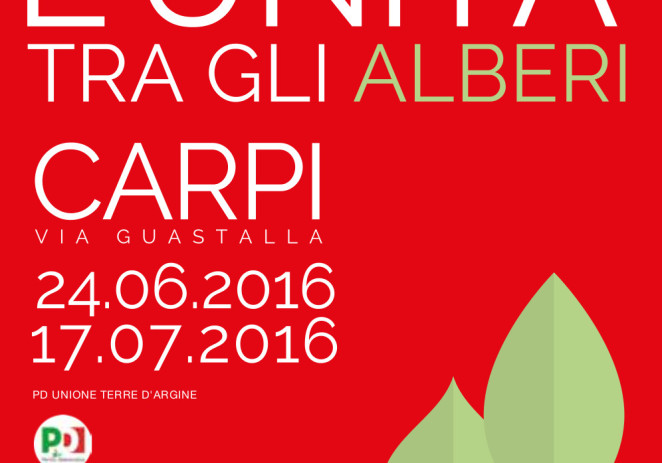 Festa Carpi, venerdì si parla di lavoro con Taddei e di riforme con Fiano