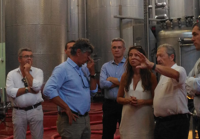 Giornata di visite e incontri per l’ex ministro francese Souchon