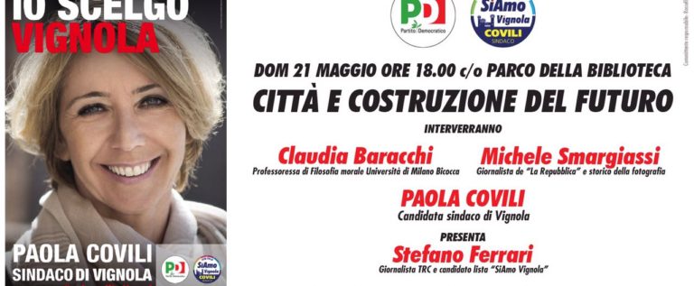 Vignola, domenica si parla di cultura con Baracchi e Smargiassi