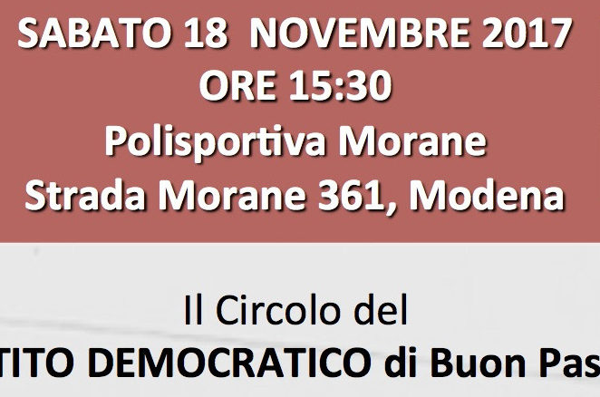 Pd Buon Pastore, sabato incontro sul comparto ex Amcm