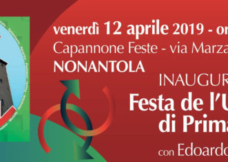 Venerdì inaugura a Nonantola la Festa de l’Unità di Primavera