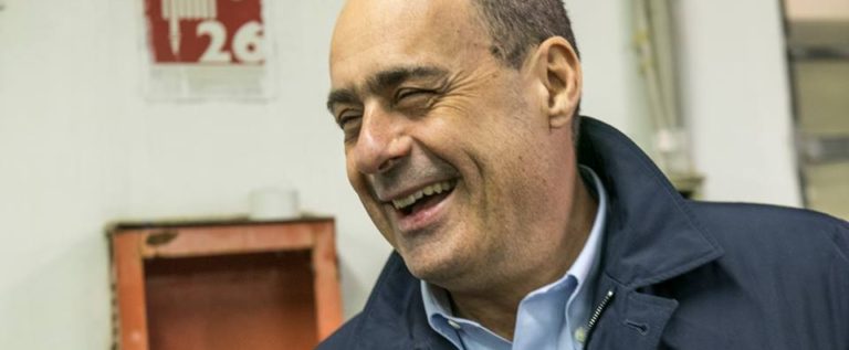 Il segretario Nicola Zingaretti venerdì 3 luglio alla Festa della città