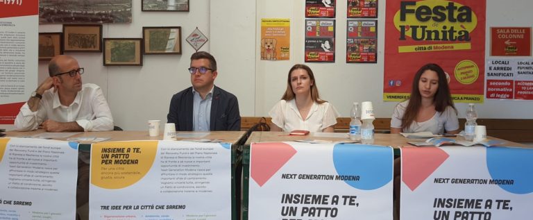 Presentata la campagna di informazione sul Next Generation Modena
